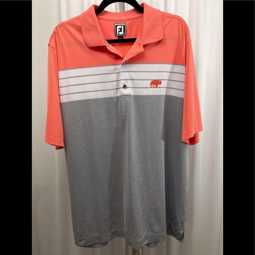 FJ MENS POLO SHIRT WITH EXTENDED BACK SHIRT TAIL